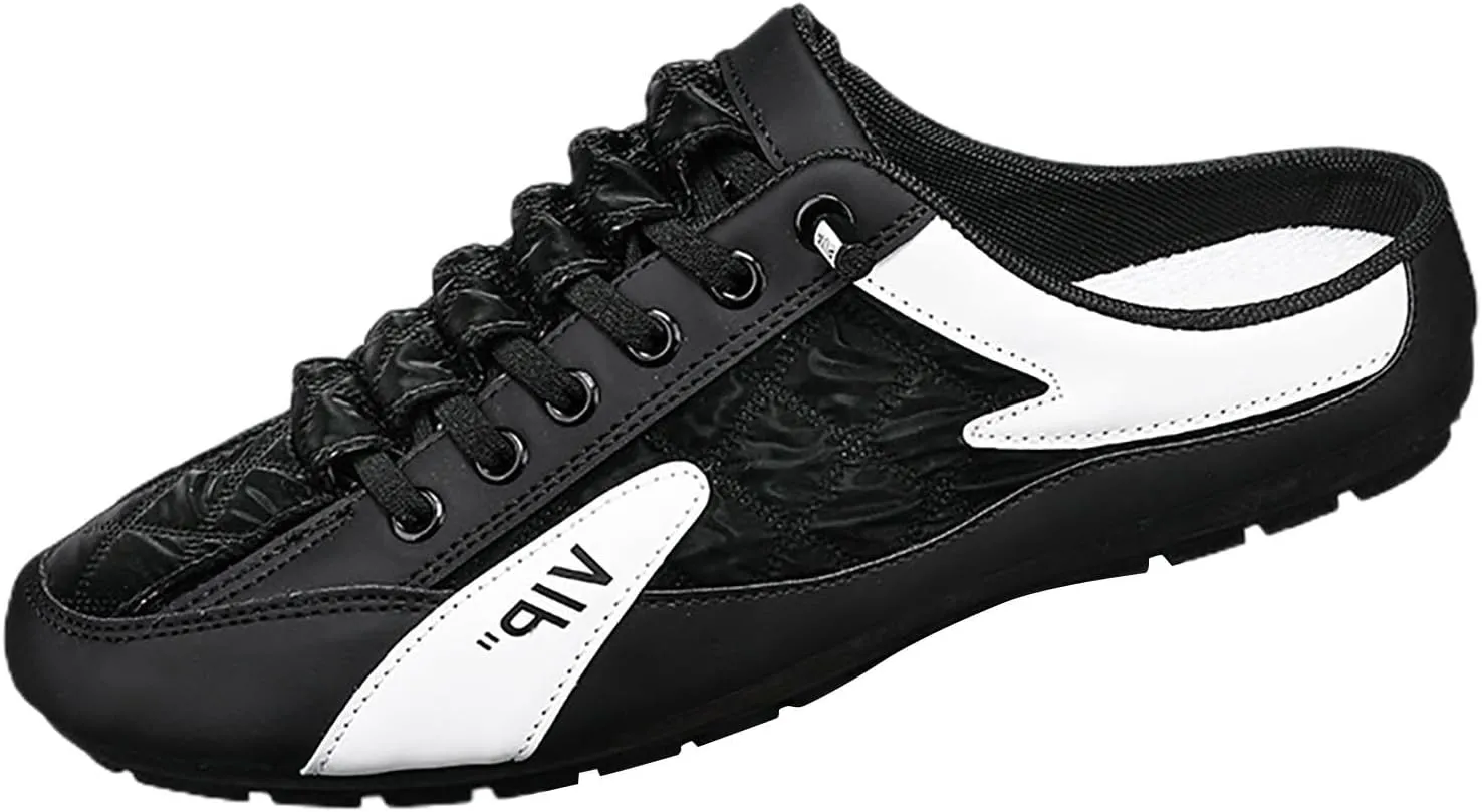 2023 Men's New Spring And Autumn Fisherman's Shoes Slip On Shoes Mens Suede Shoes Casual Lightweight Tennis Mesh Trendy