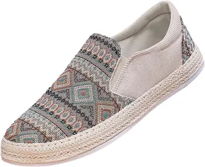 2025 Men's New Spring and Fisherman's Shoes Canvas Thick Soled Slip On Shoes Men Sneaker