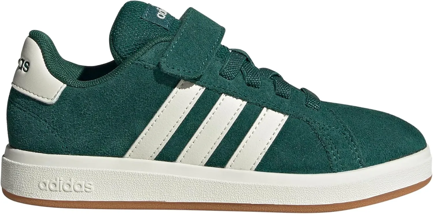 adidas Unisex-Child Grand Court 00s Elastic Lace Sneaker