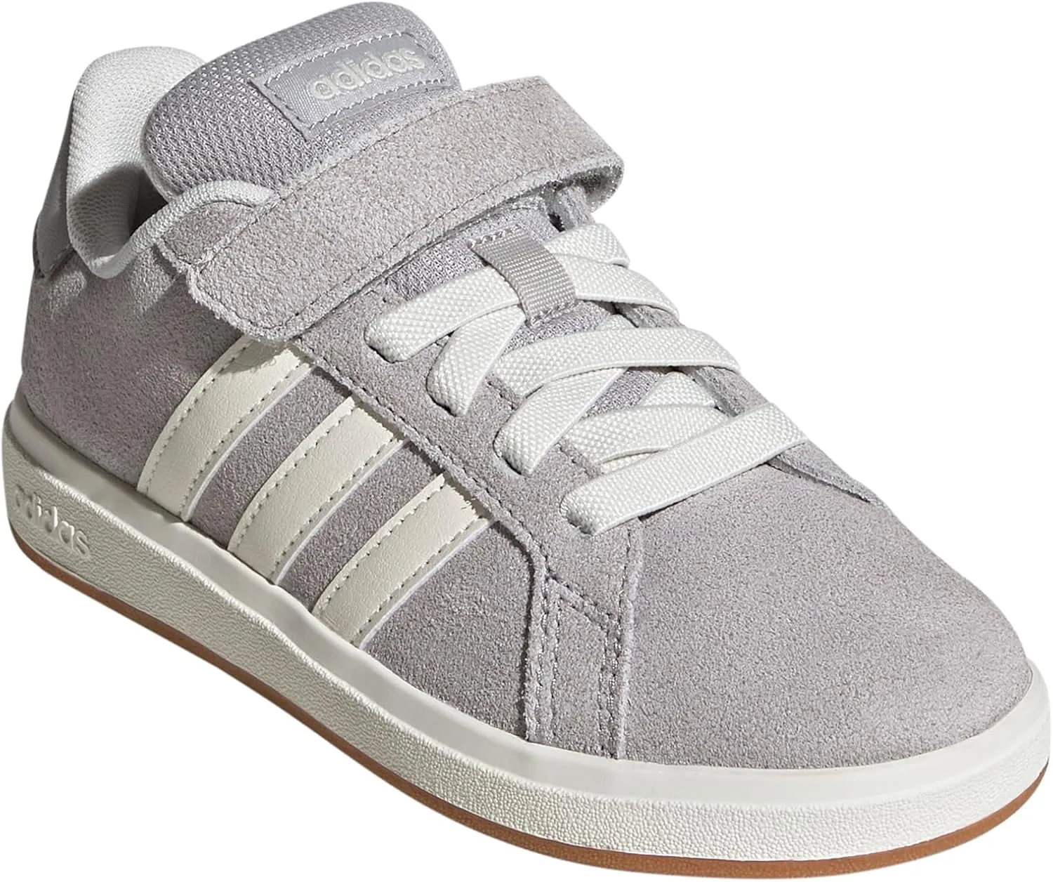 adidas Unisex-Child Grand Court 00s Elastic Lace Sneaker