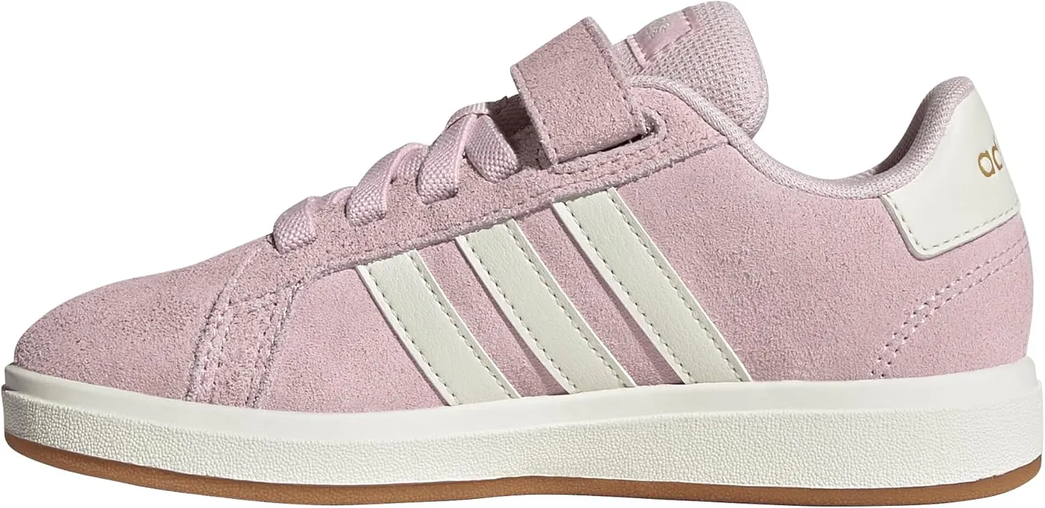 adidas Unisex-Child Grand Court 00s Elastic Lace Sneaker