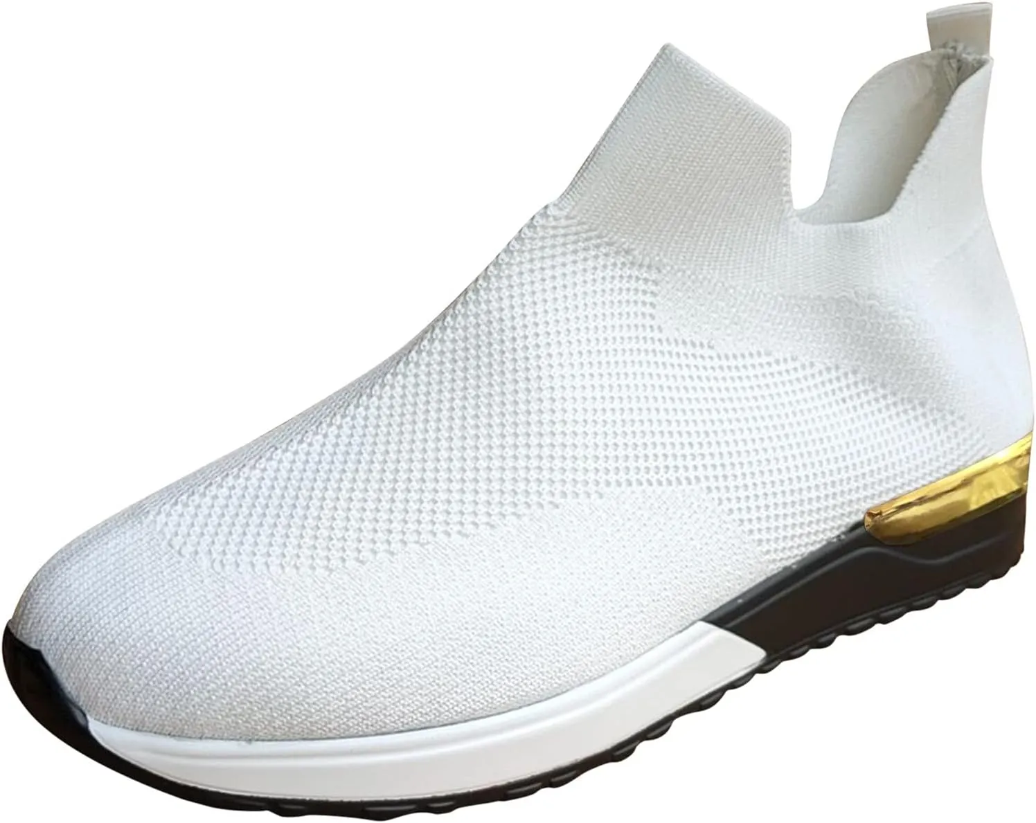 Arch Support Dress Shoes for Women Plantar Fasciitis Slip On Walking Shoes for Women Wide Women Slip On Shoes Casual Mule Chunky Platform High Sneakers for Women Zapatos De Ejercicios para Mujer Gym