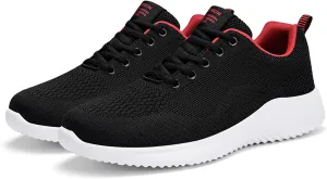 Arch Support Fitness Sneaker for Men Breathable and Light Outdoor Comfy Walking Shoe Non Slip Barefoot Sneaker