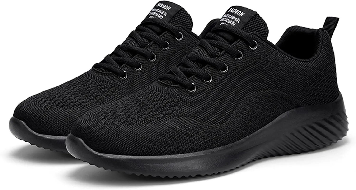 Arch Support Fitness Sneaker for Men Breathable and Light Outdoor Comfy Walking Shoe Non Slip Barefoot Sneaker
