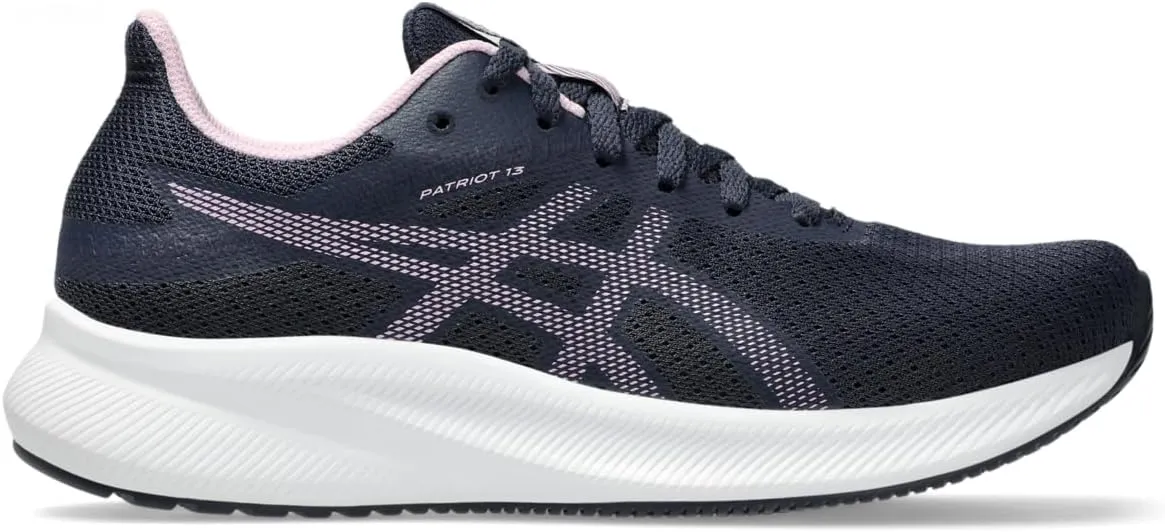 Asics Women's Patriot 13 Running Shoes, 8, Midnight/Light UBE