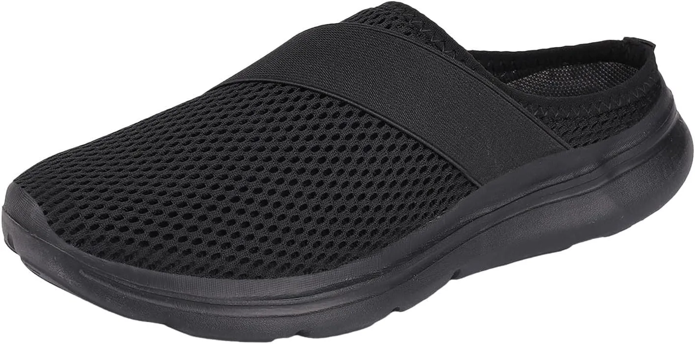 Athletic Fashion Sneakers for Men Breathable and Light Outdoor Comfy Walking Shoe Soft Flat Soled Elderly Shoes