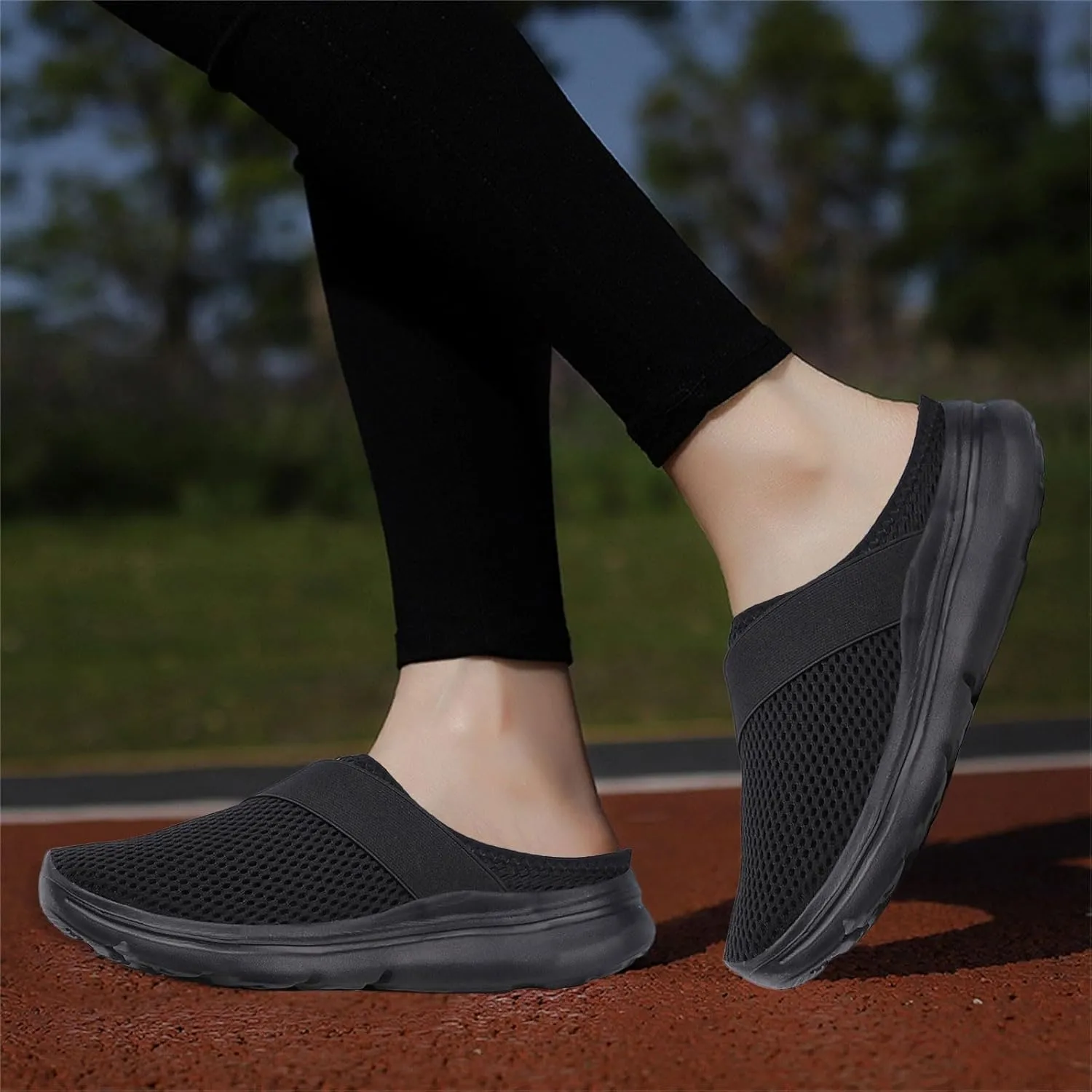 Athletic Fashion Sneakers for Men Breathable and Light Outdoor Comfy Walking Shoe Soft Flat Soled Elderly Shoes