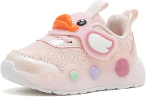 B.Duck Toddler Shoes for Girl and Boy - 3D Cartoon Kids Sneakers Size 5-12