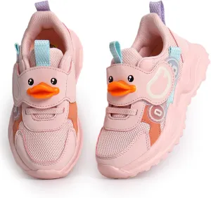 B.Duck Toddler Shoes for Girl and Boy - 3D Cartoon Kids Sneakers Size 5-12