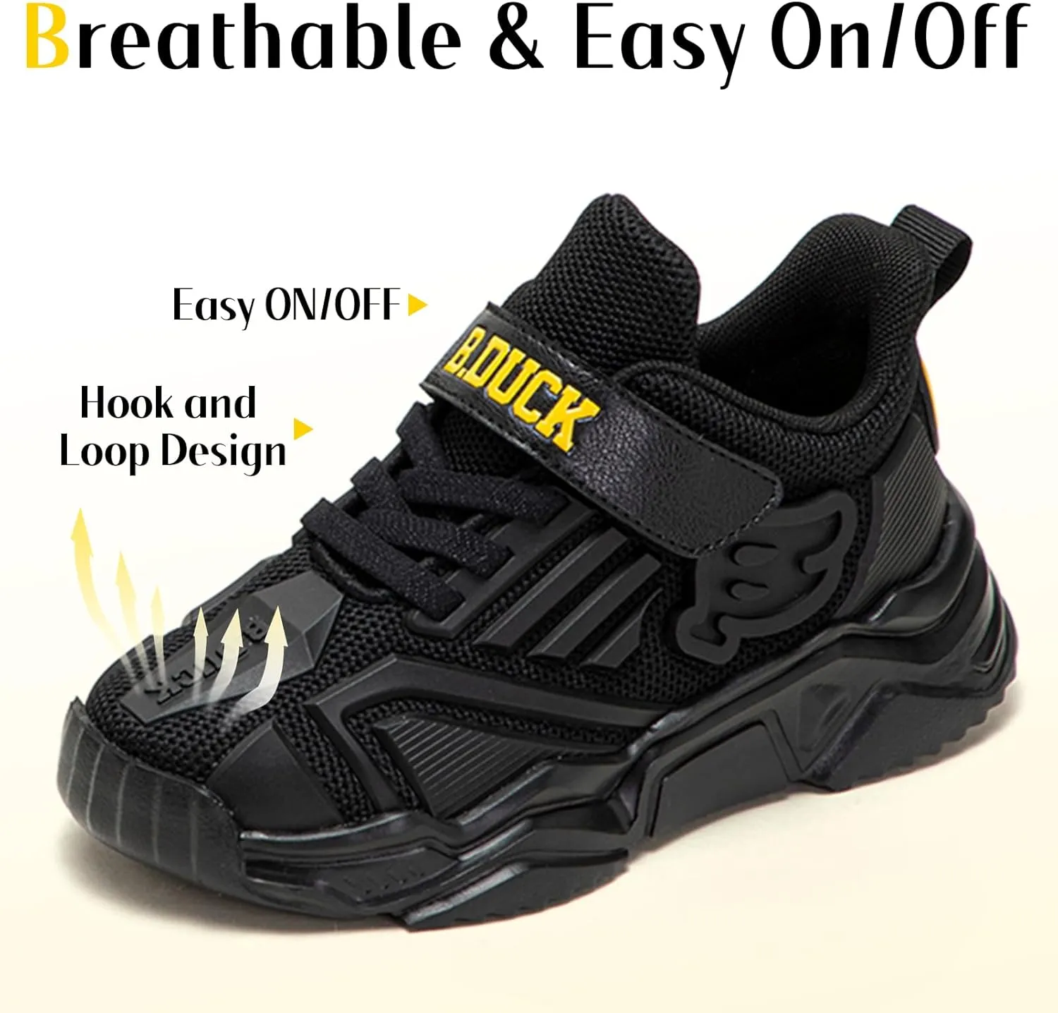 B.Duck Toddler Shoes for Girl and Boy Kids Shoes Toddler Sneakers Girls Shoes Toddler Running Shoes Toddler Sneakers for Toddler/Little Kid (Toddler 8-Big Kid 4)