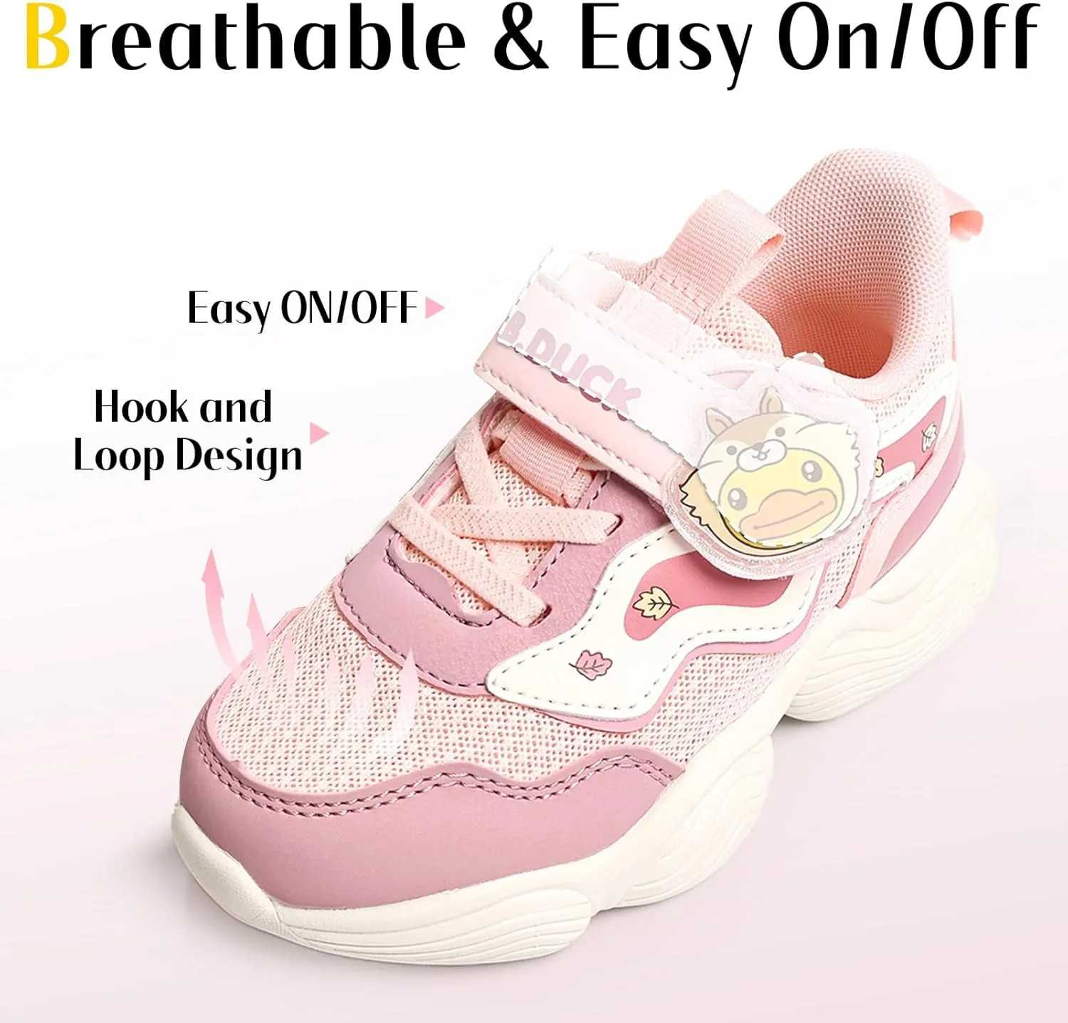 B.Duck Toddler Shoes for Girl and Boy - Warm and Cozy Kids Sneakers