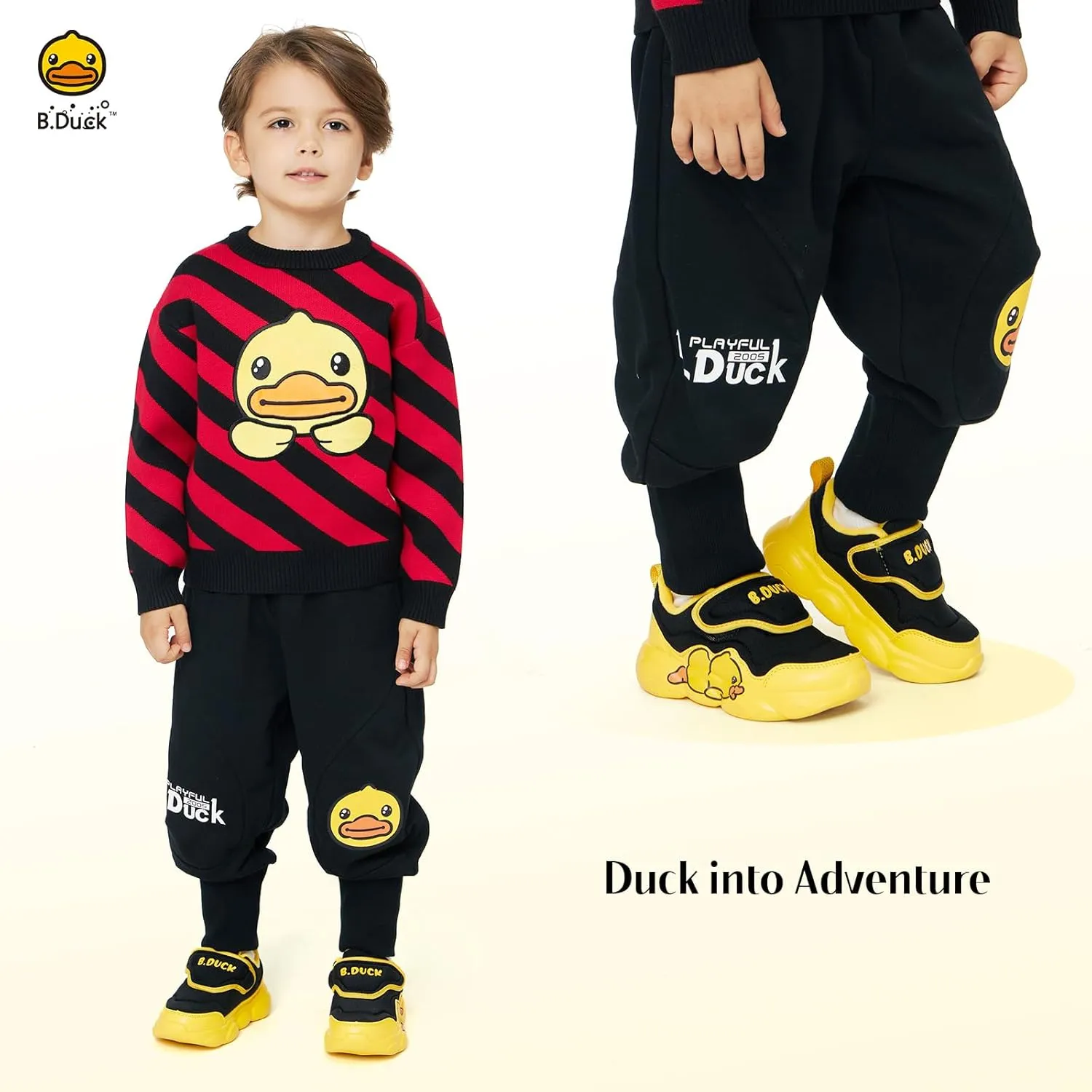 B.Duck Toddler Shoes for Girl and Boy - Warm and Cozy Kids Sneakers