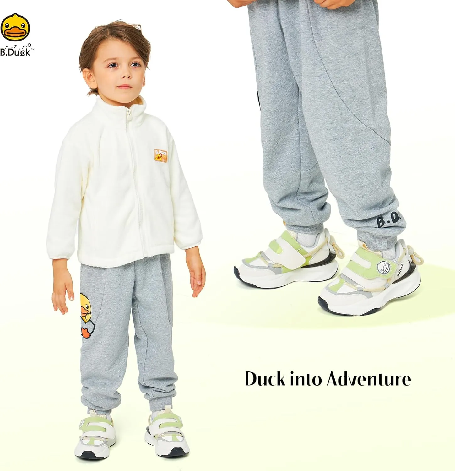 B.Duck Toddler Shoes for Girl and Boy - Warm and Cozy Kids Sneakers