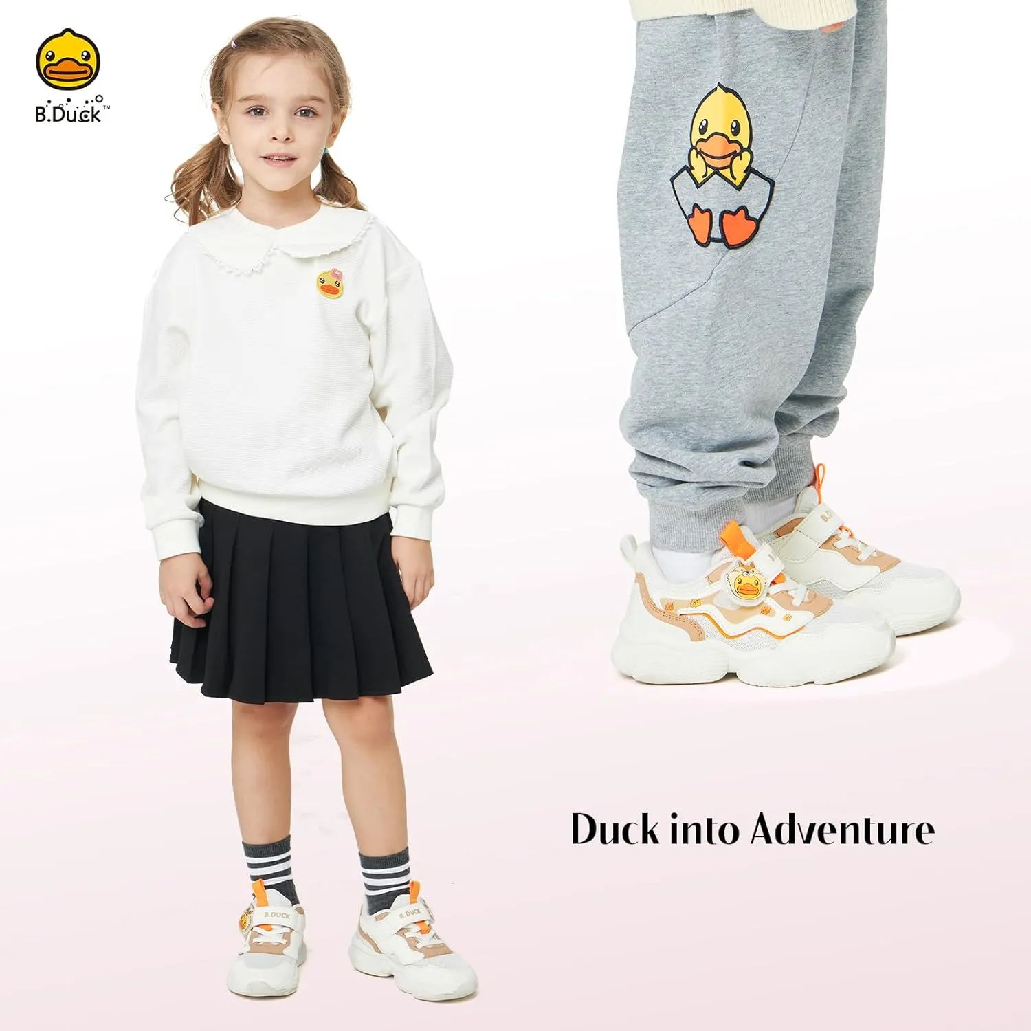 B.Duck Toddler Shoes for Girl and Boy - Warm and Cozy Kids Sneakers