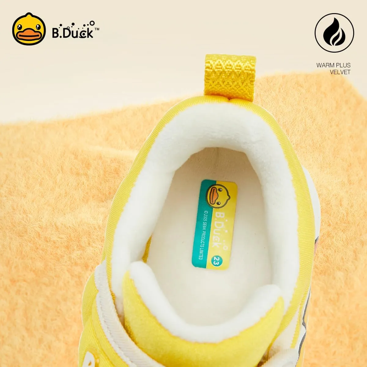 B.Duck Toddler Shoes for Girl and Boy - Warm and Cozy Kids Sneakers