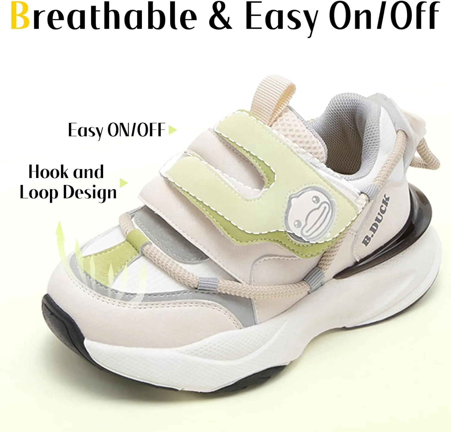 B.Duck Toddler Shoes for Girl and Boy - Warm and Cozy Kids Sneakers
