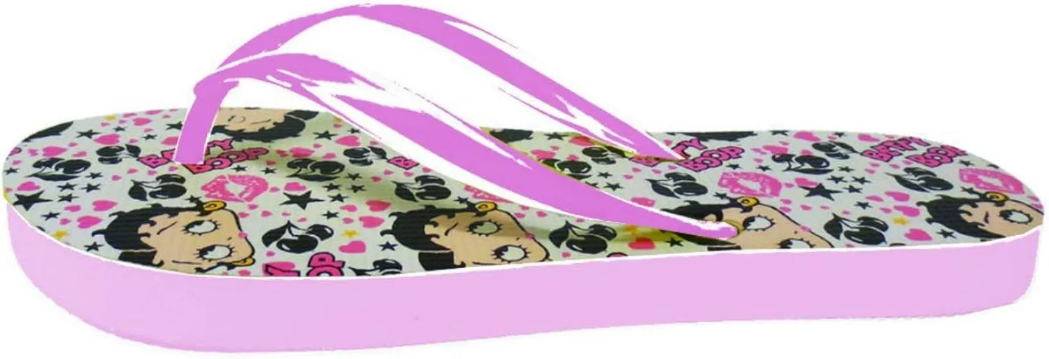 Betty Boop Women's Flip Flop Sandal Thong