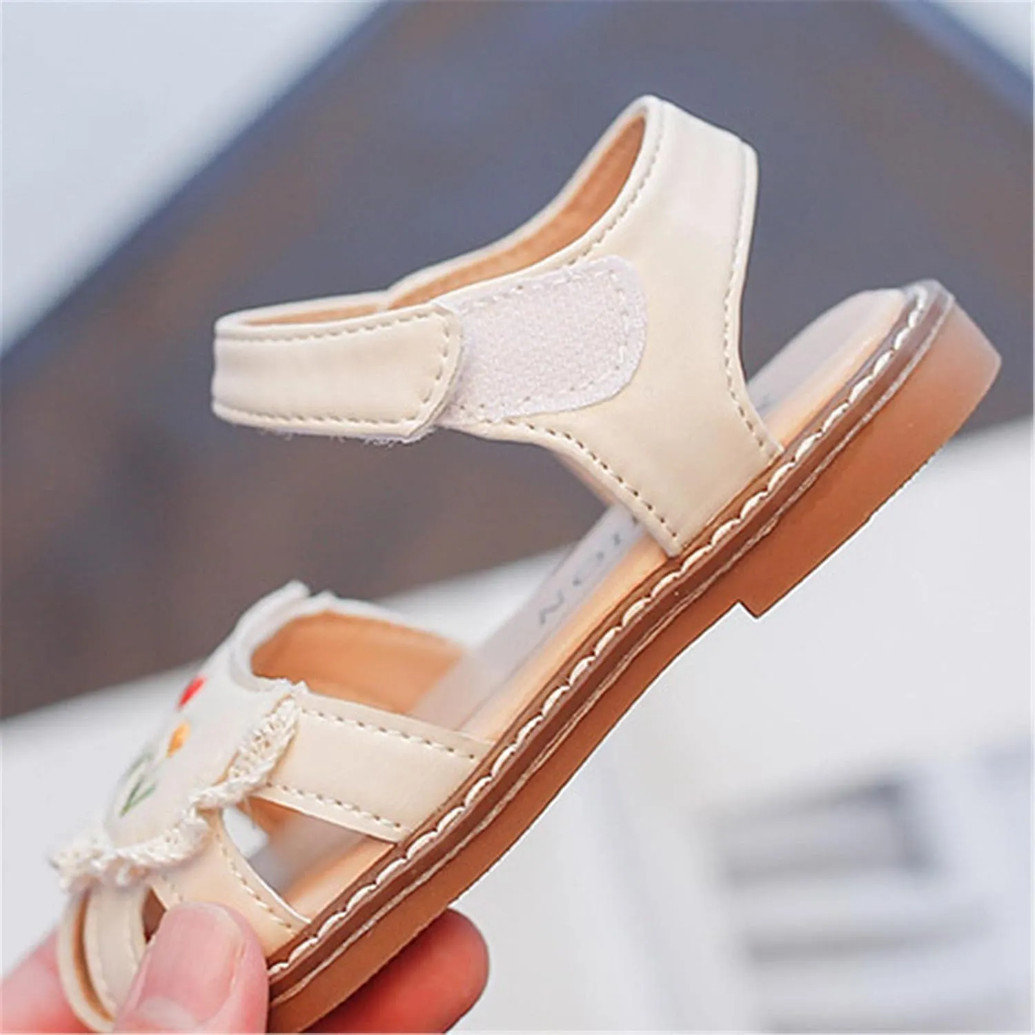 Black Ballet Shoes for Girls Shoelaces Light Weight Adjustable Straps Summer Little Child/Big Kid 2 Tiny Feet Baby Shoes