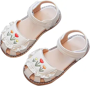 Black Ballet Shoes for Girls Shoelaces Light Weight Adjustable Straps Summer Little Child/Big Kid 2 Tiny Feet Baby Shoes