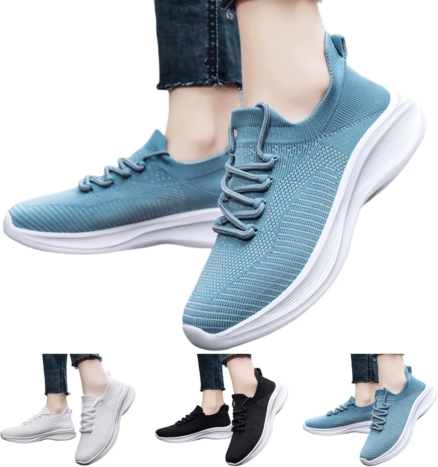 Black Wedge Sneakers for Women 2023 Women's Fashion Sneakers Slip On Tennis Shoes Women Comfortable Wide Womens Black Slip On Sneakers Size 8.5 Shoes for Plantar Fasciitis for Women Walking Athletic