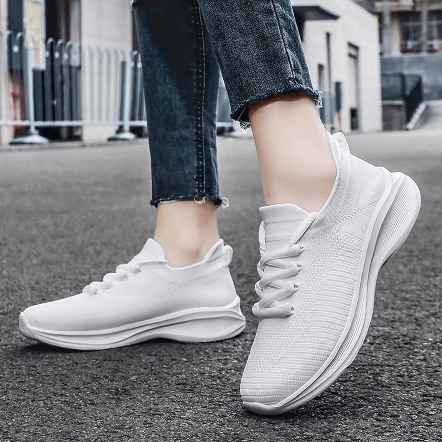 Black Wedge Sneakers for Women 2023 Women's Fashion Sneakers Slip On Tennis Shoes Women Comfortable Wide Womens Black Slip On Sneakers Size 8.5 Shoes for Plantar Fasciitis for Women Walking Athletic