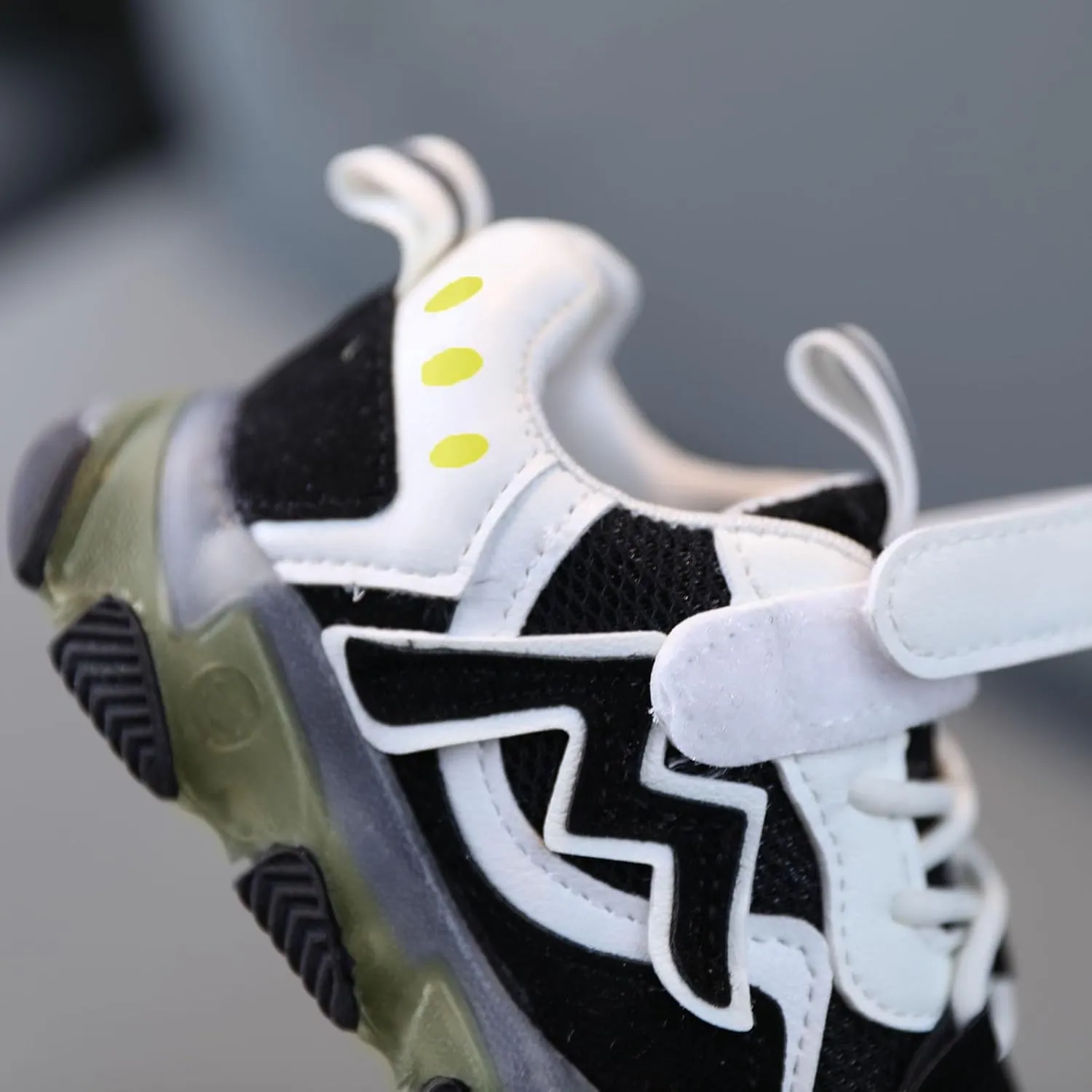 Children Boys Girls Light Up Sneakers Spring Summer Baby Toddler Infant Platform Luminous Chunky Heel Color Block Shoes