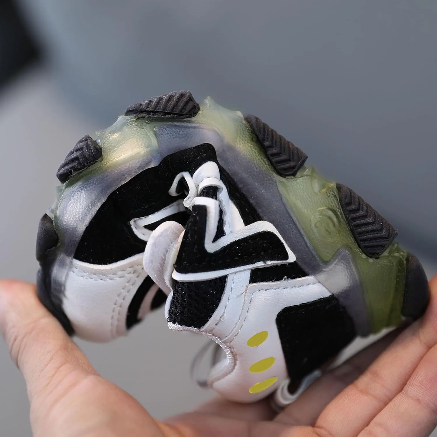 Children Boys Girls Light Up Sneakers Spring Summer Baby Toddler Infant Platform Luminous Chunky Heel Color Block Shoes