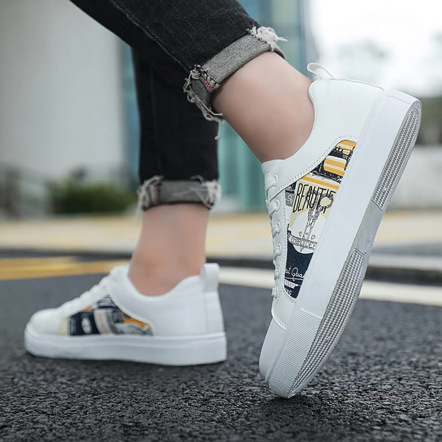 Chunky Sneakers for Women Brown Women's Black Non Slip Shoes Nursing Shoes Women Comfortable Wide Comfortwear Ortho Shoes for Women Plantar Fasciitis Wide Width Slip On Walking Shoes for Women