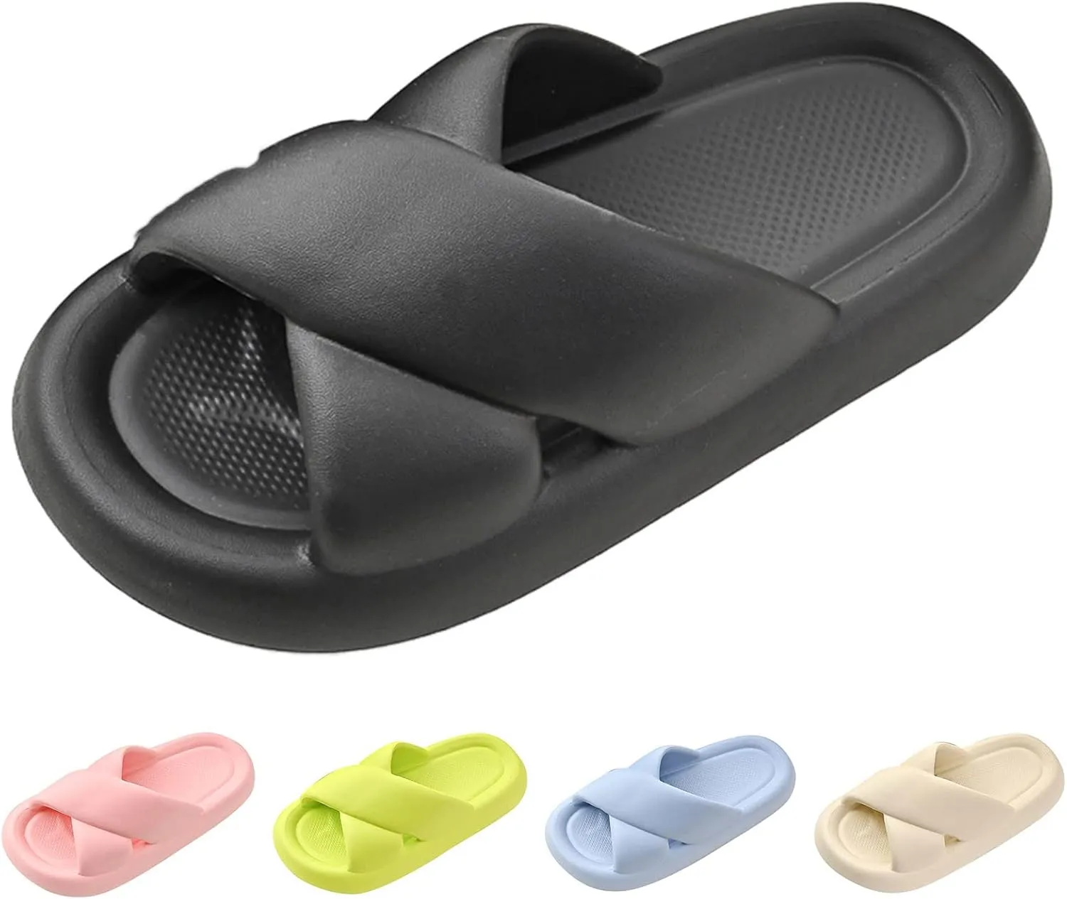 Cloud Slippers for Men Slides for Women Mens Slides Womens Drainage Hole Ultra Comfort Beach Slippers