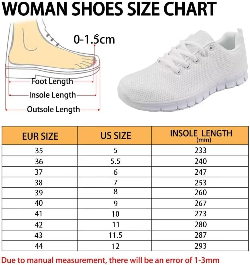 Coloranimal Spring Summer Gift Flats for Women Men Running Walking Sneakers
