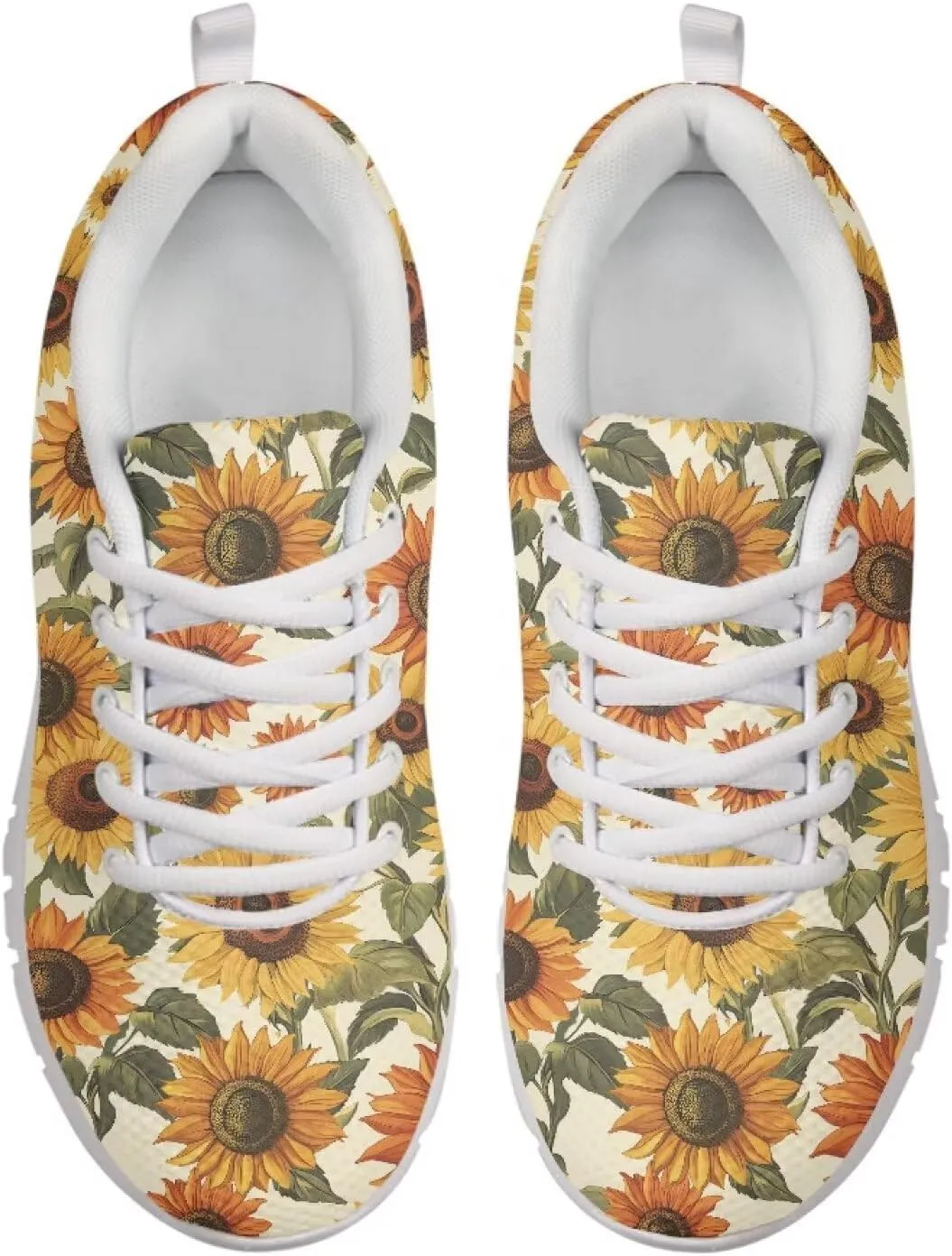 Coloranimal Spring Summer Gift Flats for Women Men Running Walking Sneakers