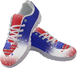 Coloranimal Spring Summer Gift Flats for Women Men Running Walking Sneakers