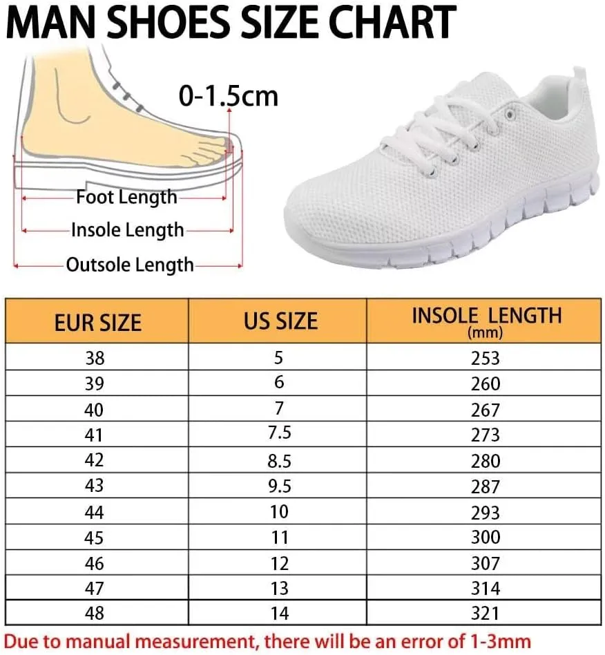 Coloranimal Spring Summer Gift Flats for Women Men Running Walking Sneakers