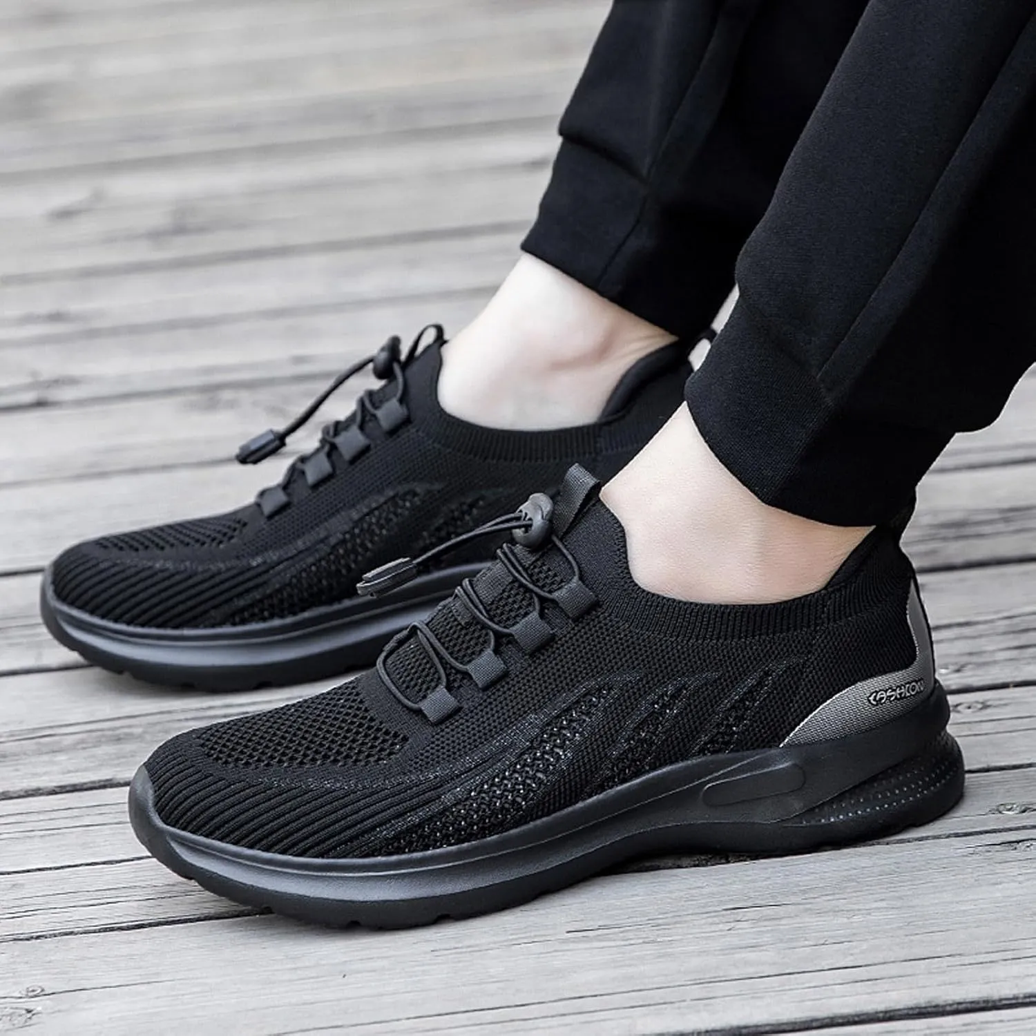 Couple Men's Spring and Summer New Non Slip Walking Fashion Light Shoes Middle and Elderly Mens Sneaker Shoes