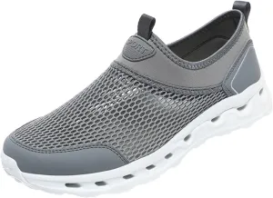 Couple Sports Shoes Spring and Summer New Pattern Fashion Simple Mesh Breathable Men's Leather Sneaker
