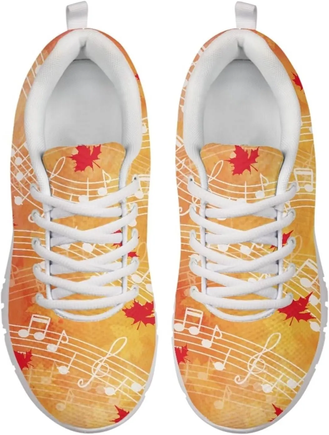 Cute Sneakers for Women Light Lace-up Flats Sneakers Fashion Outdoor Walking Running Shoes
