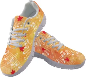 Cute Sneakers for Women Light Lace-up Flats Sneakers Fashion Outdoor Walking Running Shoes