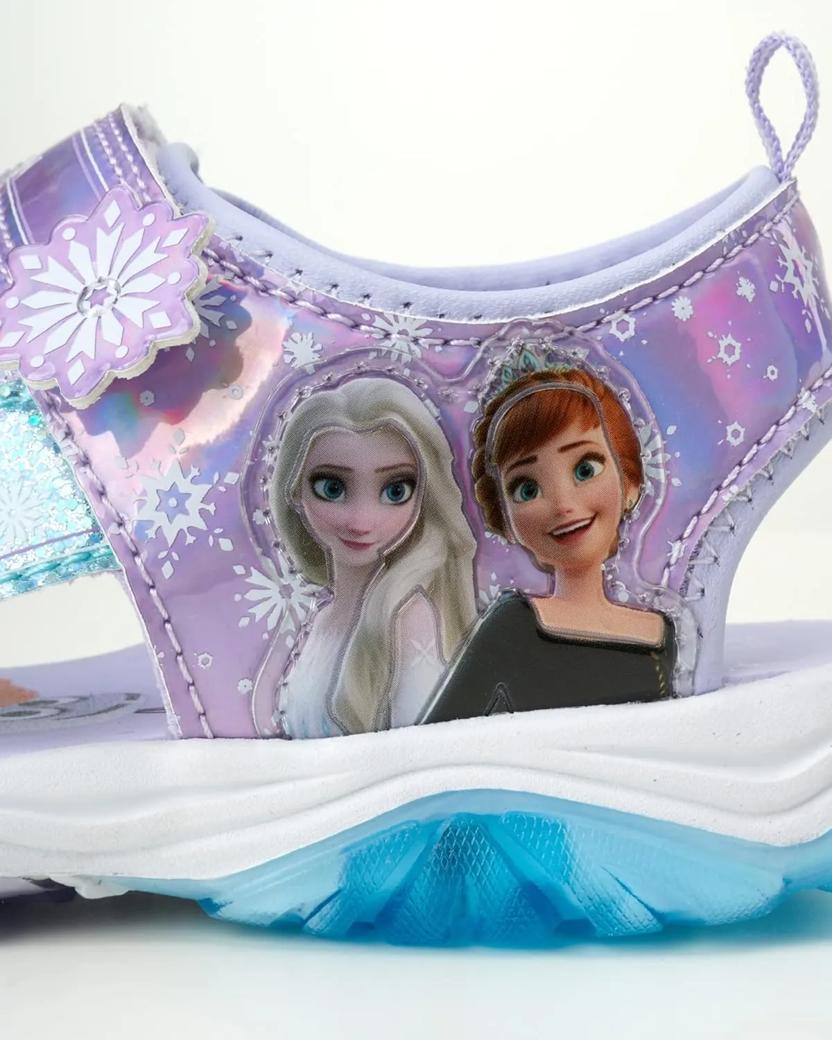 Disney Girls' Sandals – Frozen or Minnie Mouse Double Strap Light Up Sports Sandals (Toddler/Girl)