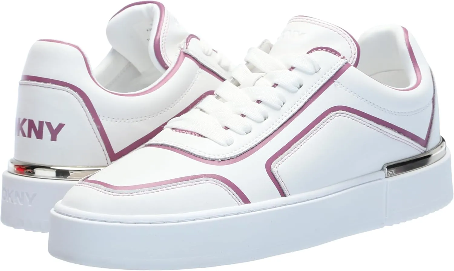 DKNY Women's Baylor Everyday Platform Lace Up Sneaker
