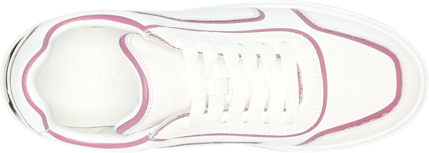 DKNY Women's Baylor Everyday Platform Lace Up Sneaker