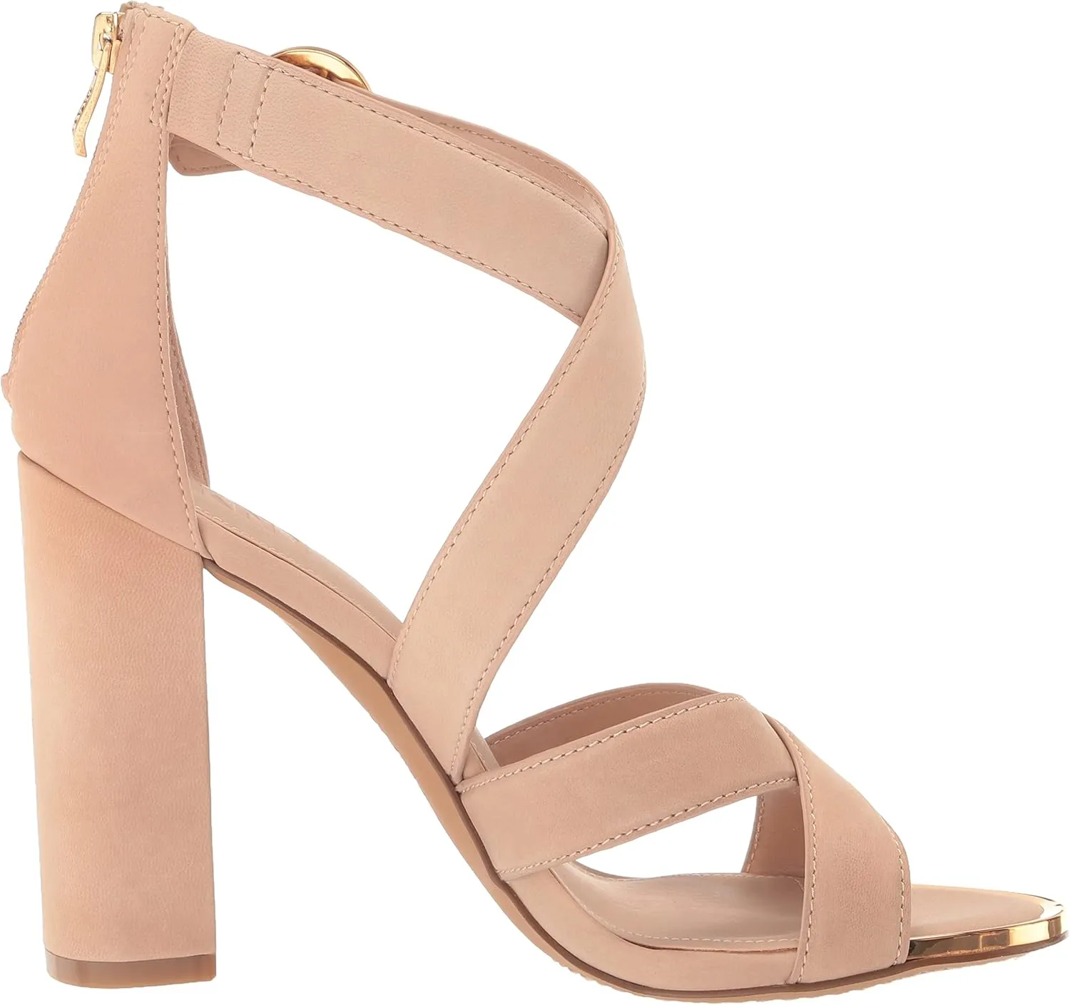 DKNY Women's Everyday Block Heel Emelen-Strappy San Heeled Sandal