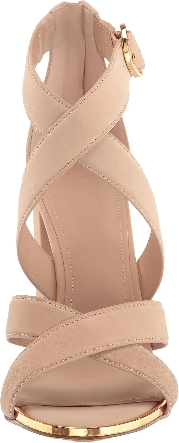 DKNY Women's Everyday Block Heel Emelen-Strappy San Heeled Sandal