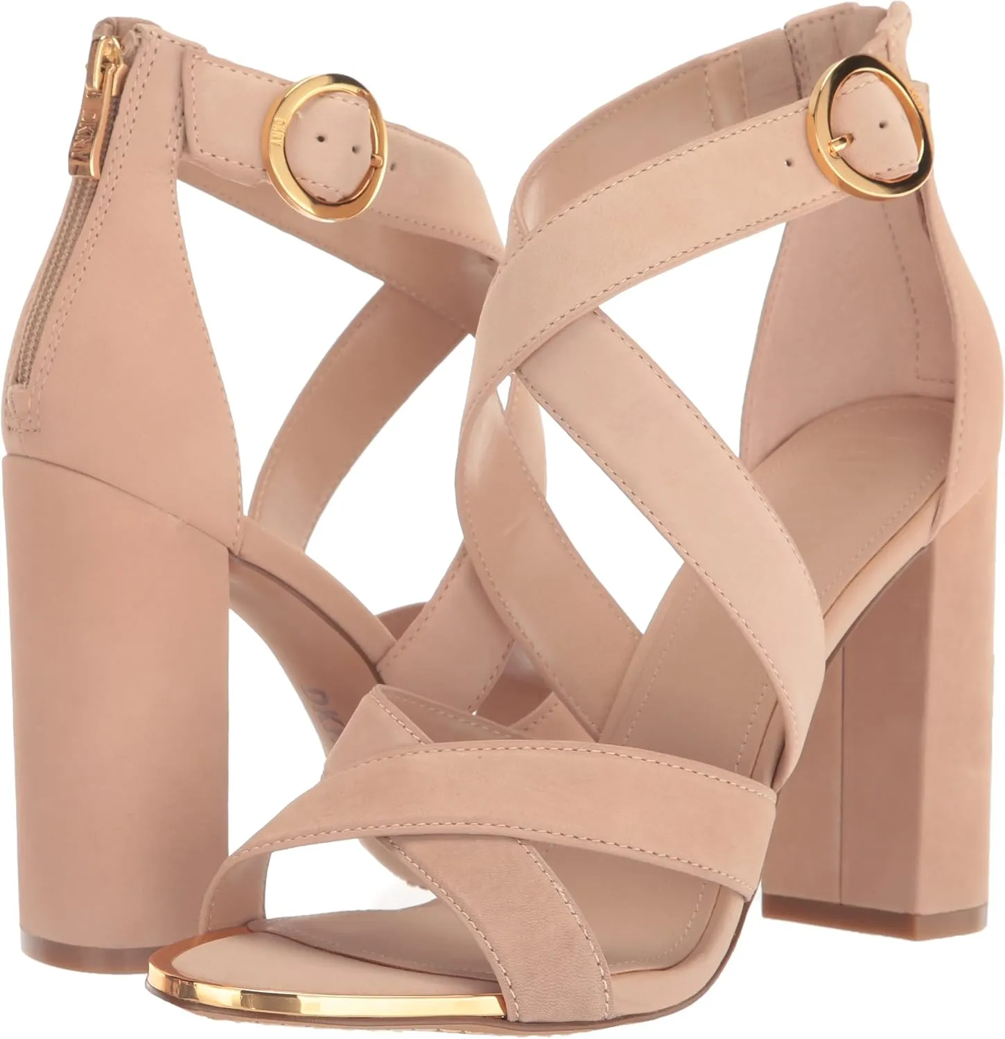 DKNY Women's Everyday Block Heel Emelen-Strappy San Heeled Sandal