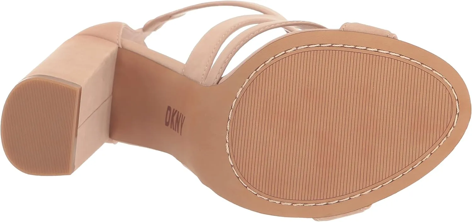 DKNY Women's Everyday Block Heel Emelen-Strappy San Heeled Sandal