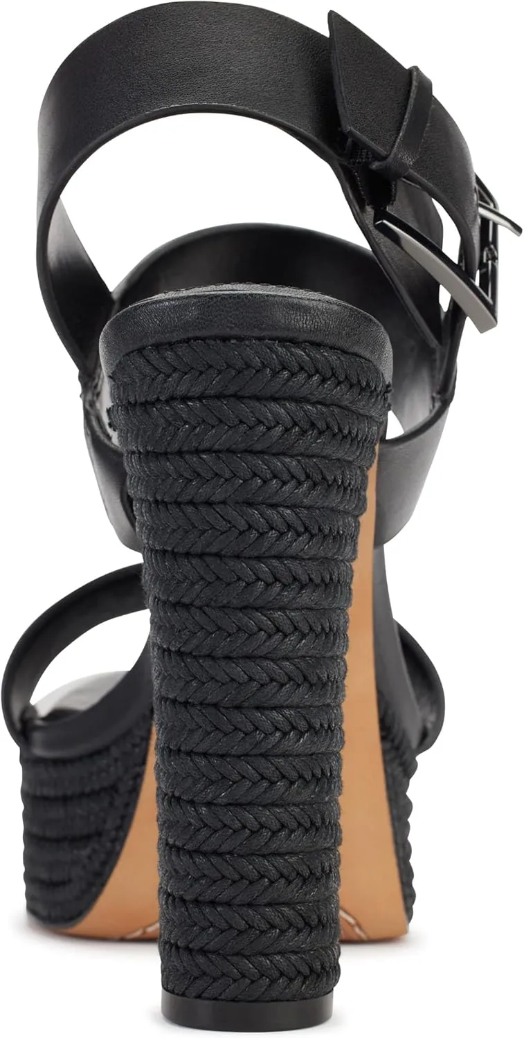 DKNY Women's Everyday Yadira-Platform Sl Heeled Sandal
