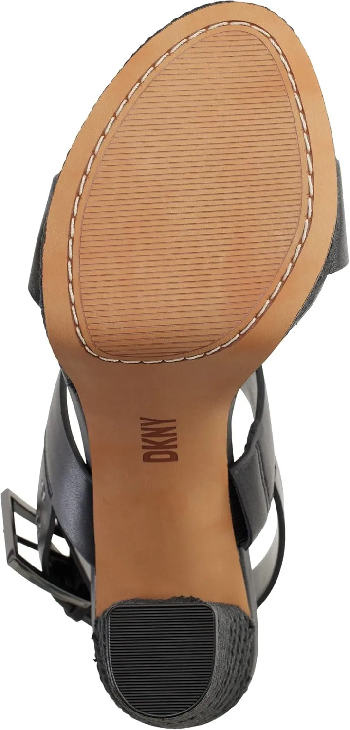 DKNY Women's Everyday Yadira-Platform Sl Heeled Sandal