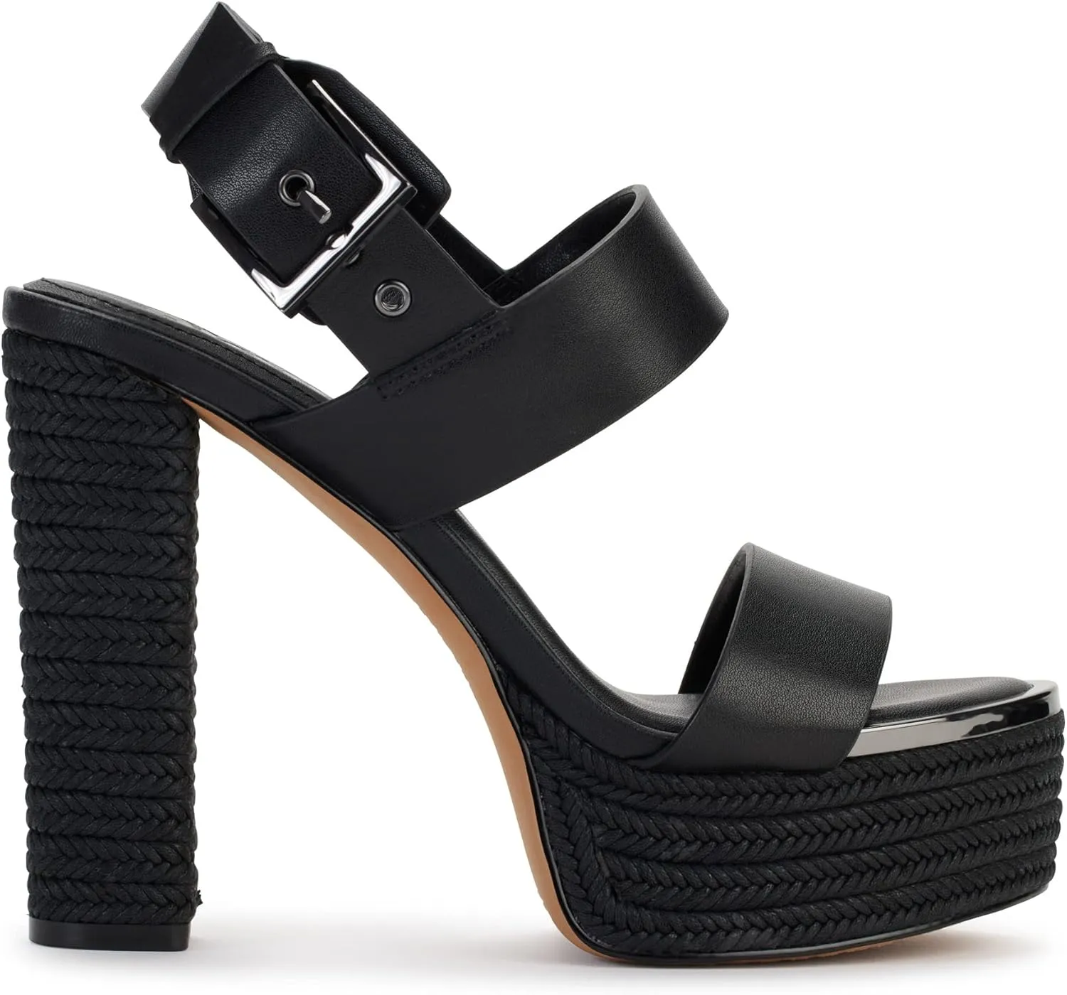 DKNY Women's Everyday Yadira-Platform Sl Heeled Sandal