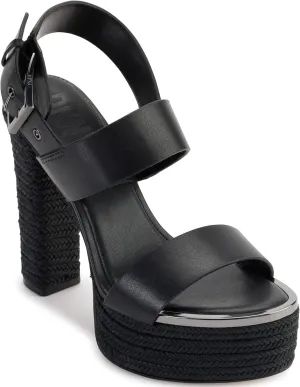 DKNY Women's Everyday Yadira-Platform Sl Heeled Sandal
