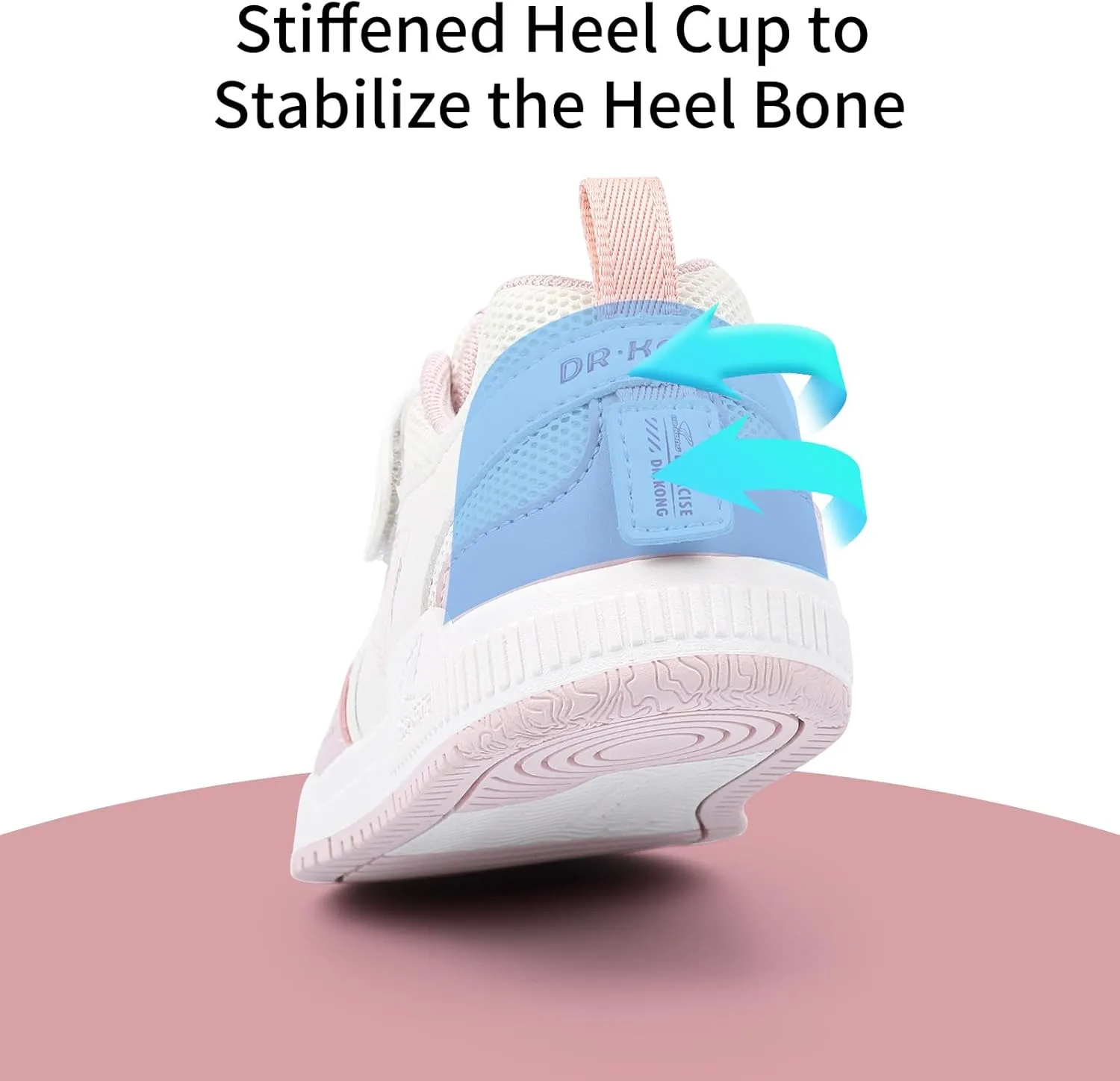 Dr Kong Toddler Shoes for Boys and Girls, Lightweight Kids Shoes with Non-Slip Sole, Kids Skateboard Sneakers for Everyday Use