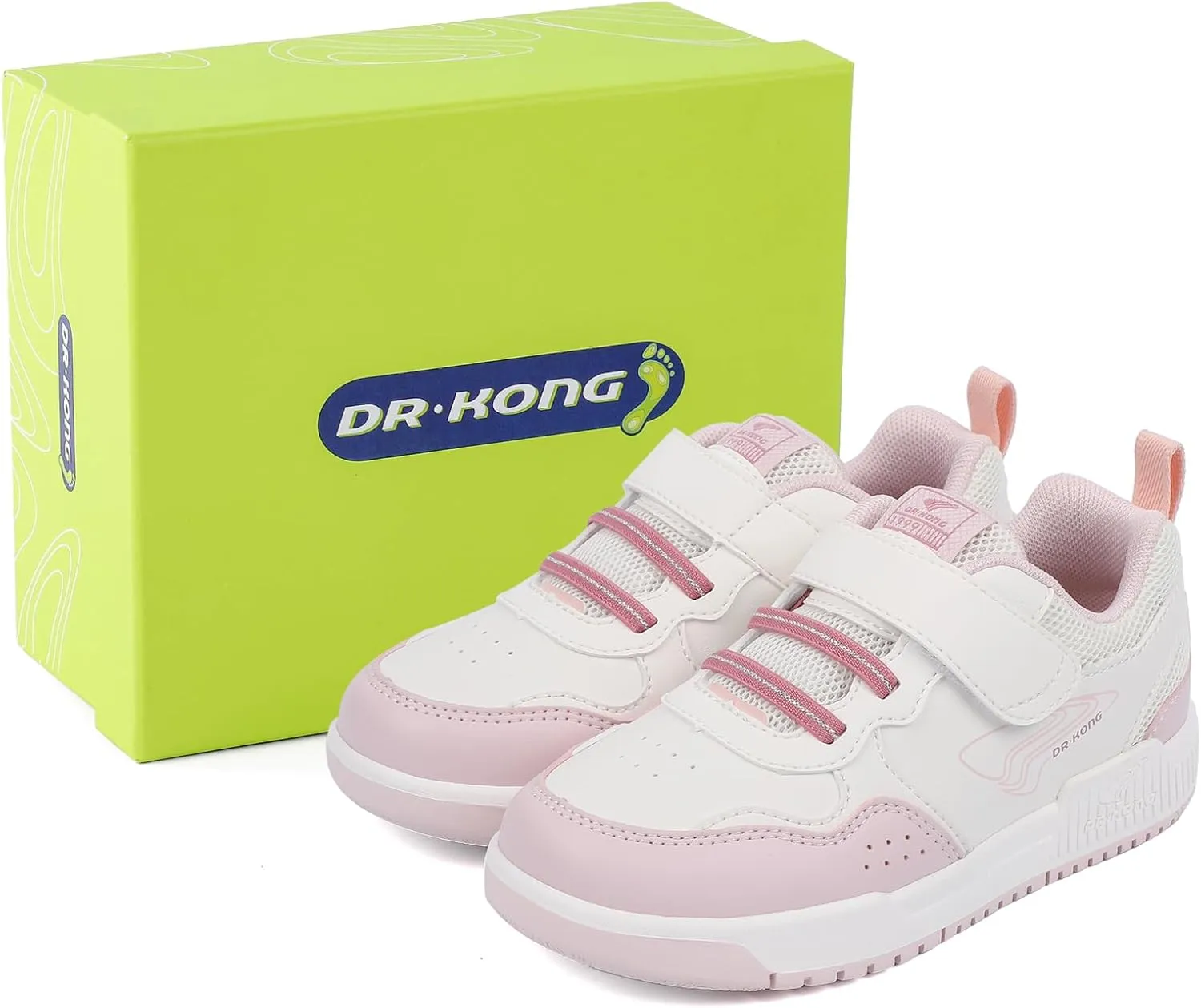 Dr Kong Toddler Shoes for Boys and Girls, Lightweight Kids Shoes with Non-Slip Sole, Kids Skateboard Sneakers for Everyday Use